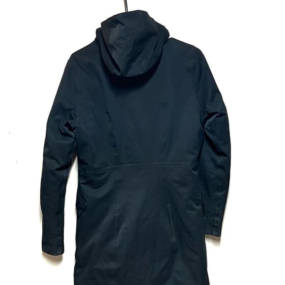 Patagonia Women's Black Down Insulated Powder Town Hooded Parka H2NO Womens M - Picture 3 of 10